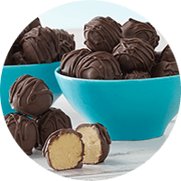 Peanut Butter Balls / Bola Peanut Butter Lapis Cokelat