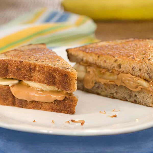 SKIPPY® Cinnamon Banana Peanut Butter Paninis / Panini Kayu Manis Pisang Peanut Butter