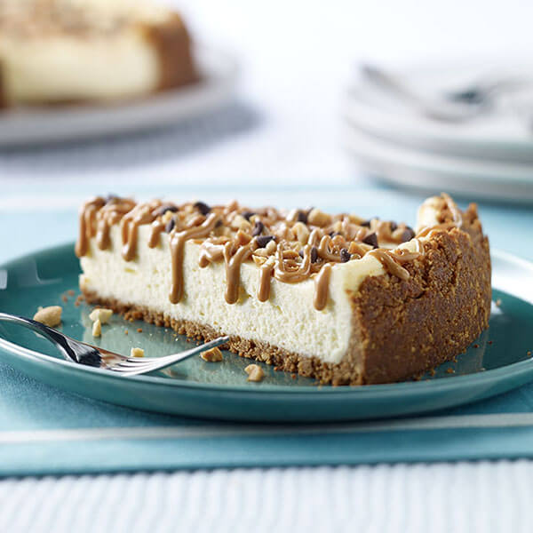 SKIPPY® NY-Style Cheesecake with Peanutty Crust / Cheesecake Ala New York Dengan Lapisan Luar Kacang